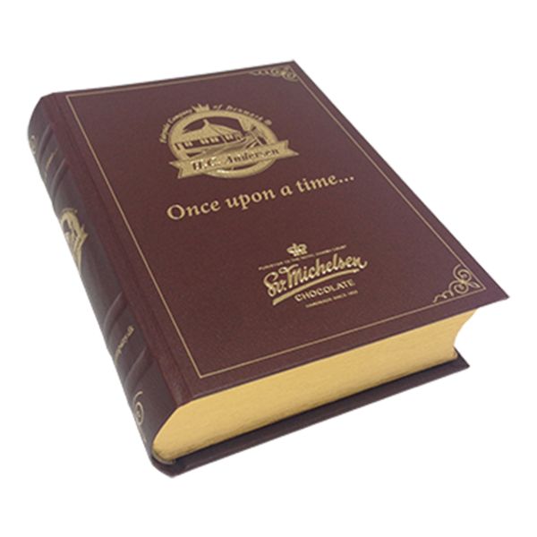 Gold Metallic Food Gift Box Packaging Flip Top Paper Chocolate Box