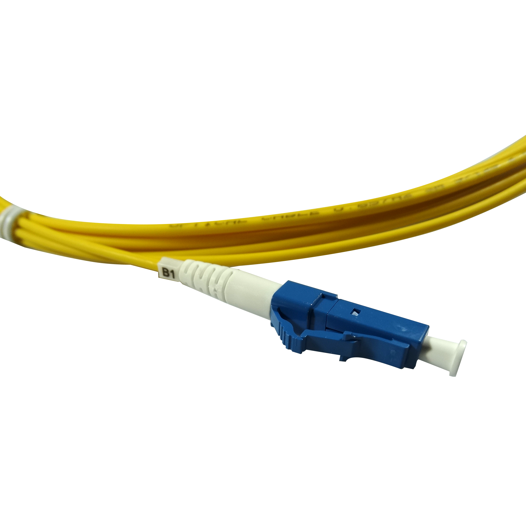 OD 3mm 3ft Fiber Optic Patch Cord SC UPC To LC UPC Single Mode Simplex 1550nm