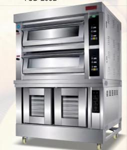 Quality Combination Baking Oven Bread Machines With Proofer Electric 2 In 1 Deck Bread Baking for sale