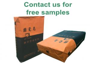 China 20kg Tile Adhesive Bag Custom Gypsum Powder Kraft Paper Valve Packaging Bag on sale
