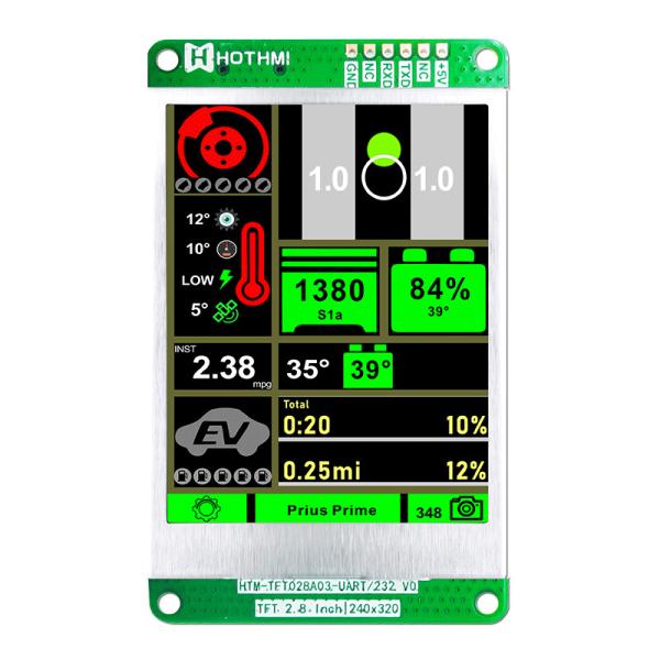 Buy 2.8 Inch UART Display Module , 240x320 Intelligent Display Modules at wholesale prices
