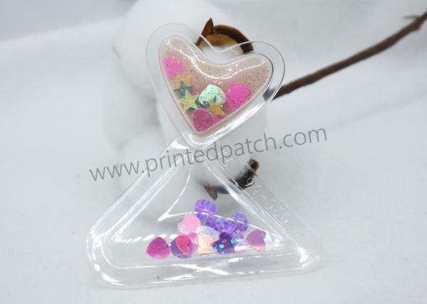 Buy Clear TPU 0.8mm Embossed Patches With Bling Sequins at wholesale prices