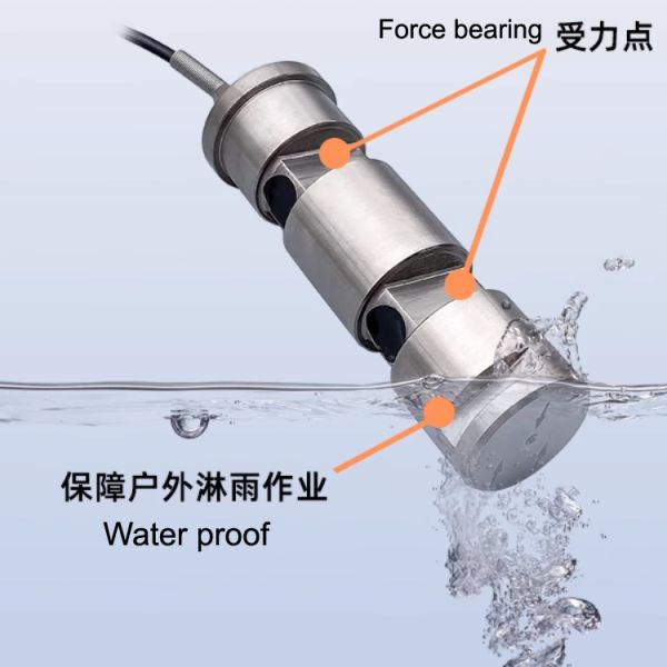 Customizable SC9B 1Ton Alloy Steel Shear Load Pin-Type Load Cell for Crane Compression Tension Shaft Pin Weight Sensor