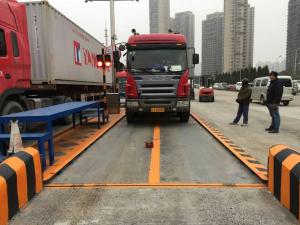 China Reinforced Concrete Truck Scale Weighbridge 3*18M Vehicle Weighing Systems on sale