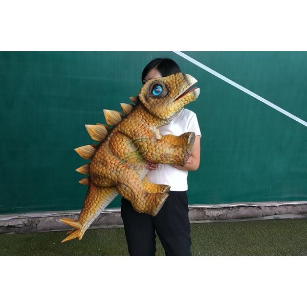 Light Realistic Dinosaur Puppet , Customized Realistic Dinosaur Hand Puppet