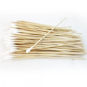 Quality Pointed Tip Cotton Wool Swabs Bulk Single Head Multifunction Economical for sale