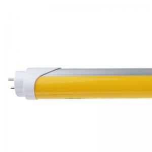 Quality 580nm T8 Yellow Cover Light Tube Lamp No wavelength below 500nm G13 Dimmable for sale