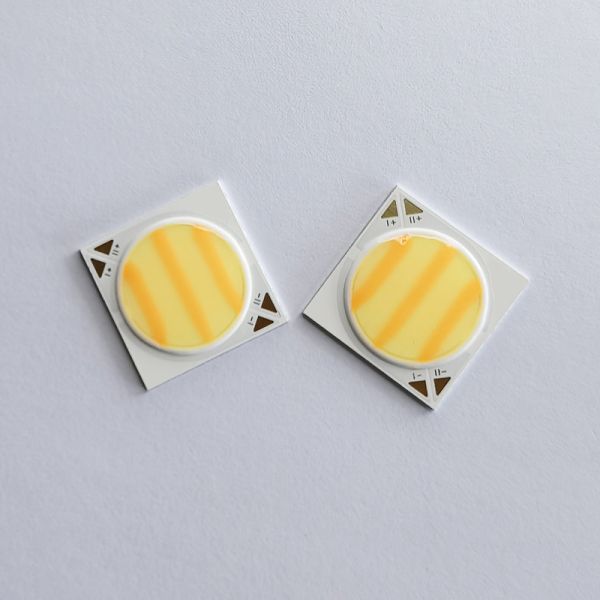 1919 Bi-Color COB LED Chip High CRI 90 7W+7W 300mA With Wide Viewing Angle