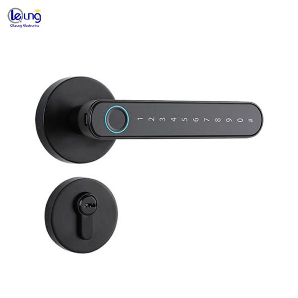 Buy Aluminum Door Keyless Smart Digital Door Lock with Tuya App Passcode and TTlock Control at wholesale prices