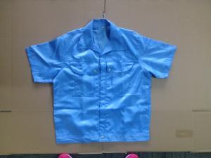 China Unisex Design Cleanroom Lint Free ESD Polyester Working Shirt on sale