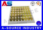 Gold Security Anti Counterfeiting Custom Hologram Sticker With Serial Number /