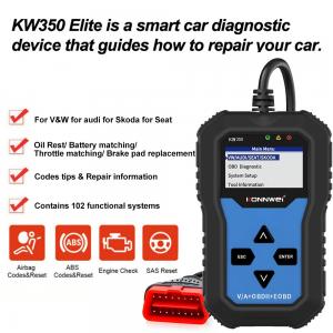Quality CE FCC ROHS Konnwei Scan tool Full System Diagnostic for VW AUDI and oBD2 Cars for sale
