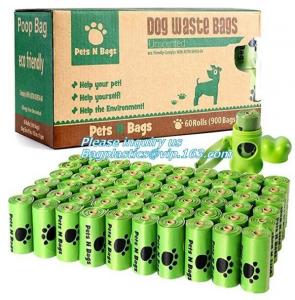 China Compostable Dog Poop Bag/ Pet Waste Bags, Leak Proof Dog Waste Poop Bags, Environment Friendly Compostable Dog Pet Po on sale
