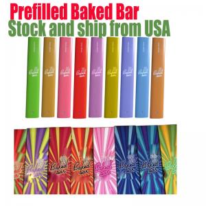 Quality Prefilled Baked Bar Cookies Disposable E-Cigarette Filled Thick Oil Dab Pen Wax Vaporizer One Gram Carts High Quailty for sale