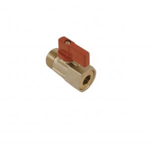 Quality L Handle Brass Gas Valve PTFE Seal  Straight Gas Valve M Connection for sale