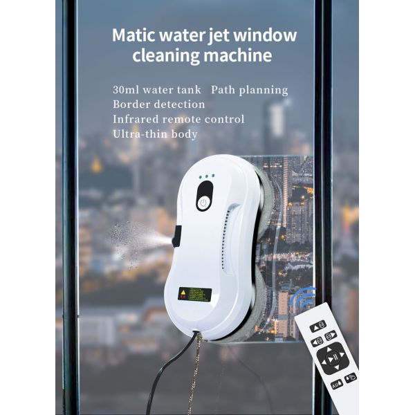 Vertical Auto Window Cleaner Robot 110V Household Automatic Window Washing Machine