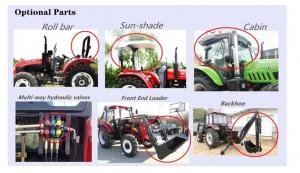 China China Factory Supply 55HP 4WD Mini/front tyre Garden/Orchard/Agricultural/flat tyre Farm Tractor tractor with front end on sale