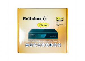 Quality 1080P Full HD DVB S2X Digital Satellite Receiver H265 HEVC USB WiFi Hellobox 6 for sale