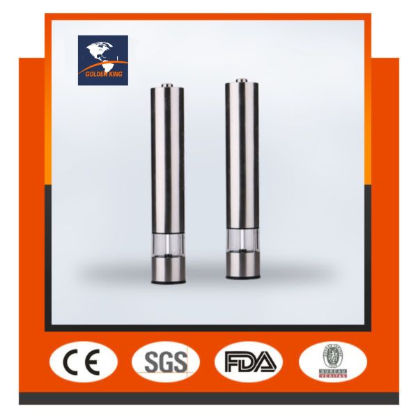 HIGH QUALITY extra-long electric salt & pepper GK-06H mill/electric mill/grinder