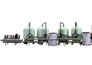 Quality 40T/H Automatic FRP Reverse Osmosis Ro System Water Filter Machine 40000L/H for sale