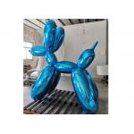 China Stainless Steel Balloon Dog Animal Sculpture Contemporary Polished for sale