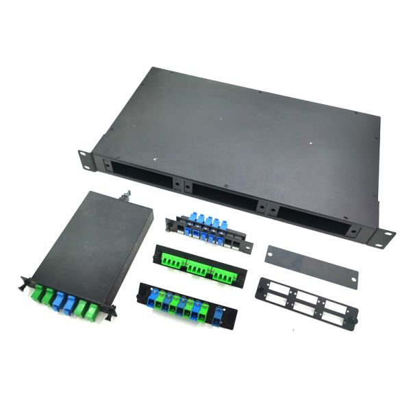 24 core 6-port LC optical fiber adapter panel 12 core SC can be shared