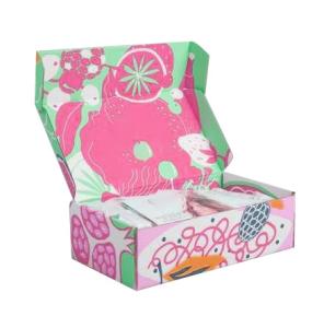 Embossing Printing Cardboard Toy Box Rectangular Shape Recycled Materials