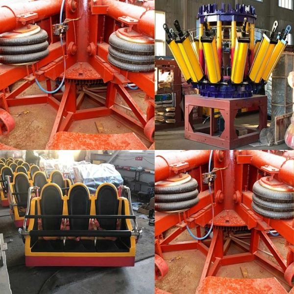 Thrilling FRP Material Fun Park Rides , Amusement Park Jumping Machine