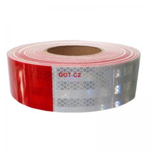 China Night Infrared Honeycomb Red And Silver Reflective Tape For Automotive on sale
