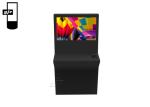 21.5 Inch Touch Screen Kiosk All In One PC Stand Computer Lcd Kiosk With IC Card
