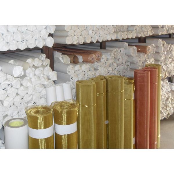 Brass Copper Wire Mesh / Bare Copper Wire Netting For Filter Non Magnetic