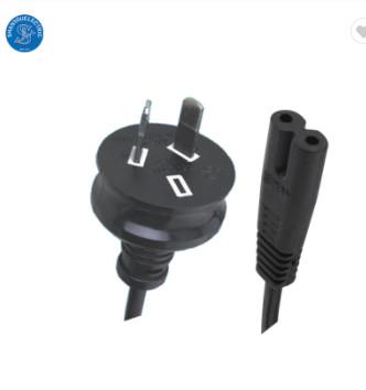 Buy SAA Data Communication Power Cord Cable 2 Pin AC Power Cord With Plug at wholesale prices