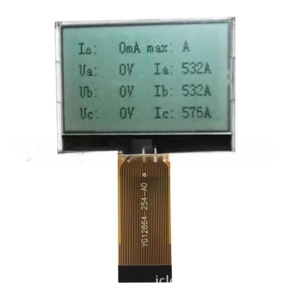Buy Transflective Positive LCD Dot Matrix Display 128x64 St7565r Driving IC at wholesale prices