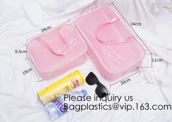 Cosmetic Makeup Clear PVC Travel Zipper Toiletry Pouch,Travel Toiletry Pouch,holographic makeup pouch, bagease, bagplast