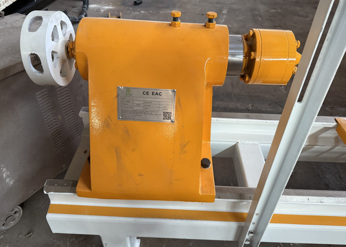 Semi Automatic Stone Polishing Machine For Balusters Railings Balls Vases