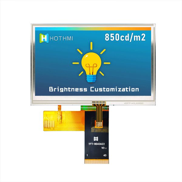 4.3 inch Resistive Touch TFT LCD Display With QSPI Interface
