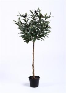 China Potted Artificial Olive Tree Bonsai 83CM  YC107-5 Stunning Crafted Plastic Silk Material on sale