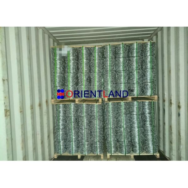 Security Hot Dipped Galvanized Barbed Wire 2.5mm For Mesh Fencing