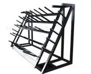 SGS Horizontal Rack Barbell Holder Plate Storage Weight Free Standing