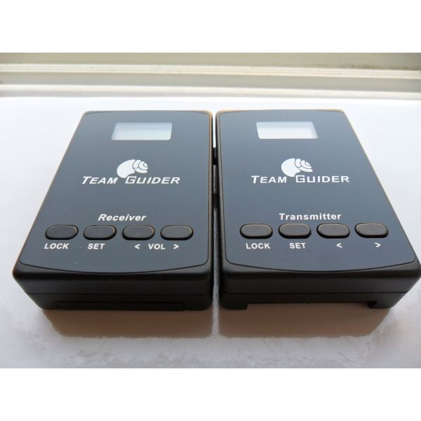 L8 Mini Handheld Wireless Tour Guide Headset System Tour Guide Receiver With AAA Battery