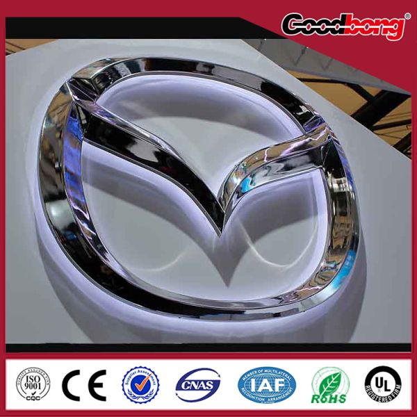 Good Quality Vacuum Formed brightness 3D japanese car logos