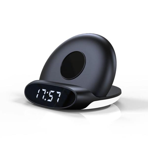 Buy Multi-Functional foldable Wireless Charger with Alarm Clock at wholesale prices