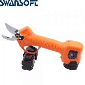 China Swansoft Grape Vine Secatuers Electronic Scissors Powered Pruners 2.5CM Battery Orchard Pruner on sale