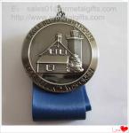 Custom antique nickel metal medals and medallions, China factory customized