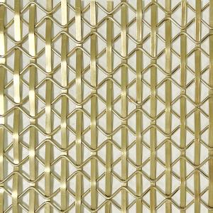 Quality Bending Decorative Metal Wire Grilles With Tightly Woven Mesh for sale