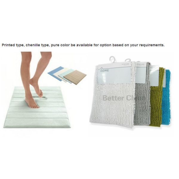 Printed directly with memory foam mat and any shape fit for car