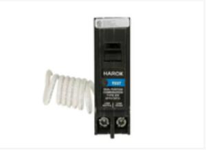 China HAROK BR 15 Amp Single Pole Dual Function Arc Fault/Ground Fault Circuit Breaker on sale