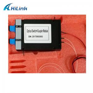 China Fiber PON COUPLER Mechanical Optical Switch With ABS Box Module on sale