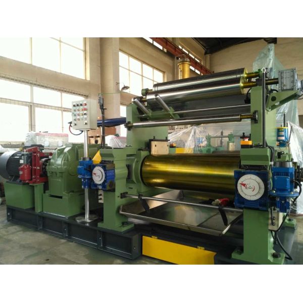 2 Open Roll Mixing Mill Machine XK560 Synthetic Rubber Process Machine