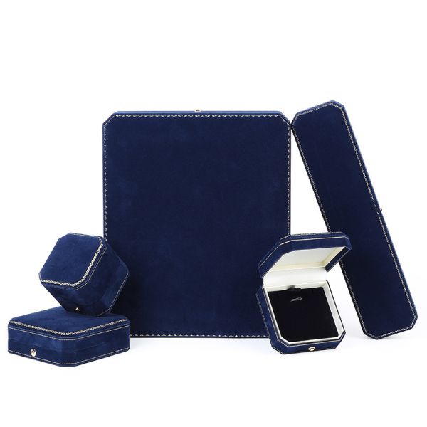 Custom logo best gift luxury package Hot Sale Jewelry Box Velvet Jewelry Box High-End Ring Box Bracelet Pendant Necklace Box Jewelry Box